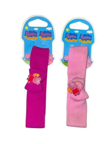 Fascia elastica con fiocco Peppa Pig