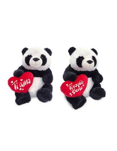 Peluche soft Love Panda Cm. 15 con...