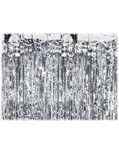 Tenda decorativa metallizzata Cm. 200x100 - Silver