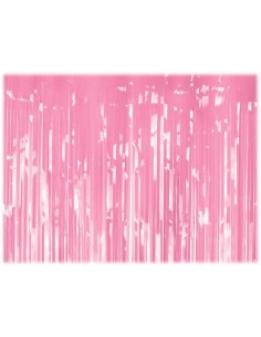 Tenda decorativa metallizzata Cm. 200x100 - Light Pink