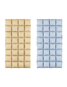 Pannello decorativo mylar backdrop Cm. 55x110 - Beige/Blue fronte/retro