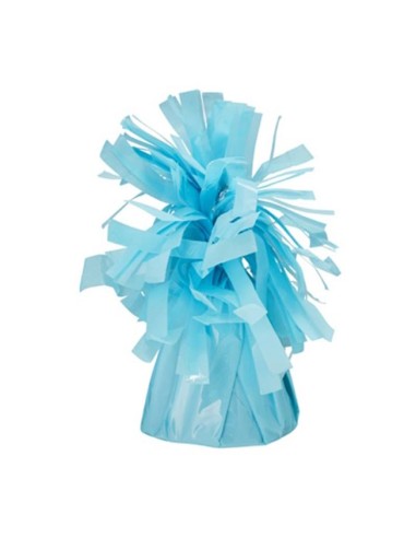 Pesetto per palloncini con ciuffo - Light Sky Blue