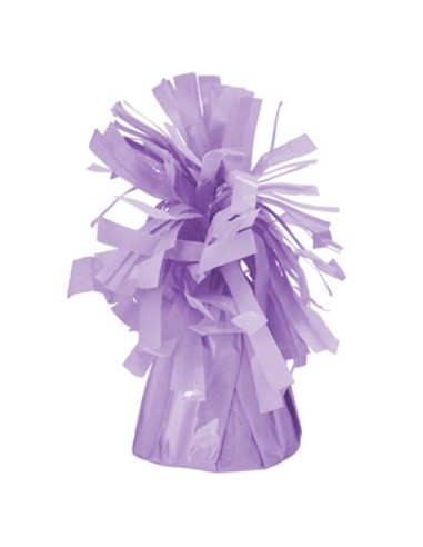 Pesetto per palloncini con ciuffo - Light violet