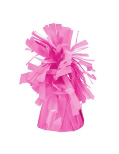 Pesetto per palloncini con ciuffo - Rosa Pink