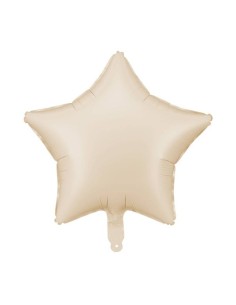 Palloncino mylar 18" Cm. 45 - Stella - Beige matt
