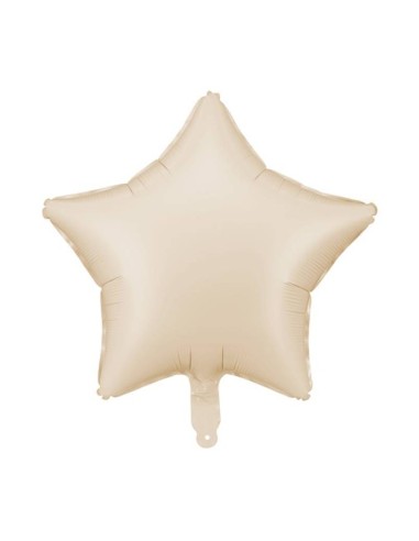 Palloncino mylar 18" Cm. 45 - Stella - Beige matt