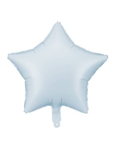 Palloncino mylar 18" Cm. 45 - Stella - Misty Blue matt