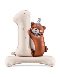 Palloncino mylar standing Cm. 81x72 - Orsetto Nr. 1