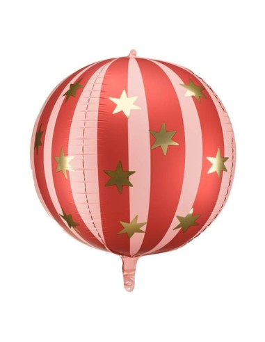 Palloncino mylar sfera Cm. 75 - Circus rosso