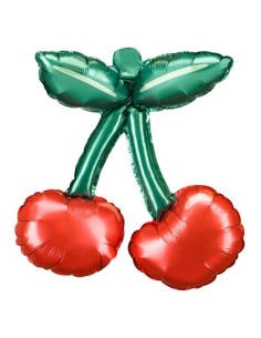 Palloncino mylar "Ciliegie" Cm. 28x31 - Blister 3 pezzi