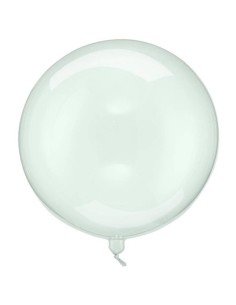 Palloncino bubble Orbz Cm. 40 trasparente color - Verde