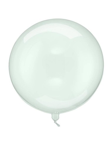 Palloncino bubble Orbz Cm. 40 trasparente color - Verde