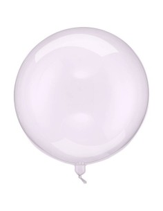 Palloncino bubble Orbz Cm. 40 trasparente color - Purple