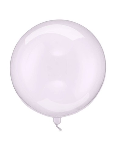 Palloncino bubble Orbz Cm. 40 trasparente color - Purple