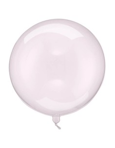 Palloncino bubble Orbz Cm. 40 trasparente color - Rosa Pink