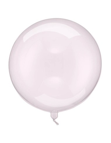 Palloncino bubble Orbz Cm. 40 trasparente color - Rosa Pink