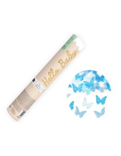 Cannone sparacoriandoli Cm. 20 - Farfalle celesti