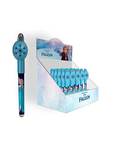 Penna con clip in espositore - Frozen