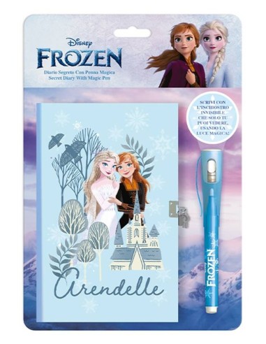 Diario segreto con penna in blister - Frozen