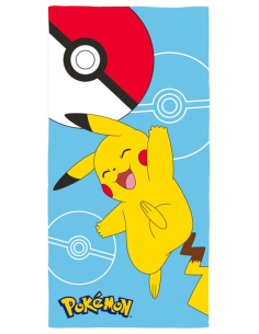 Telo mare in microfibra Cm. 140x70 - Pokemon