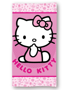 Telo mare in microfibra Cm. 140x70 - Hello Kitty