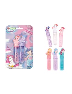 Mini spada bolle di sapone 35 ML - Unicorno/Sirena - Blister 2 pezzi