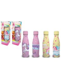 Borraccia termica 500 ML in scatola - Unicorno - Soggetti assortiti