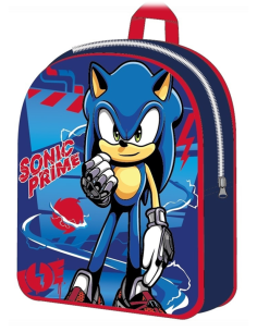 Kit scuola con zainetto asilo + portamerenda + borraccia + bicchiere - Sonic 2