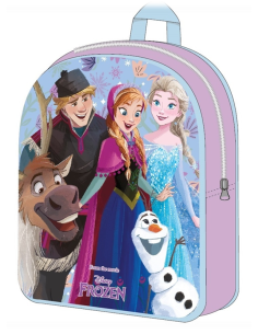 Kit scuola con zainetto asilo + portamerenda + borraccia + bicchiere - Frozen 2
