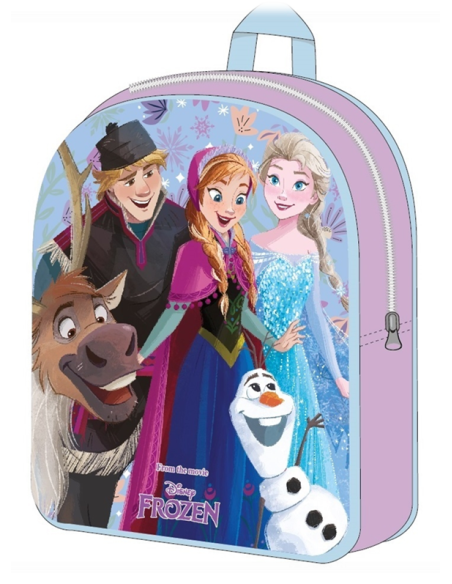 Kit scuola con zainetto asilo + portamerenda + borraccia + bicchiere - Frozen