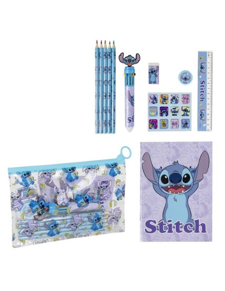 Set cancelleria completo in pochette trasparente - Stitch