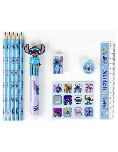 Set cancelleria completo in pochette trasparente - Stitch