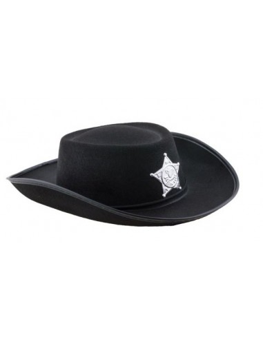 Cappello sceriffo bambino - Nero