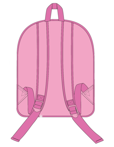 Zainetto asilo 3D Cm. 30x26x10 - Unicorno rosa