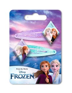Fermacapelli molletta clic clac - Frozen - Blister 2 pezzi