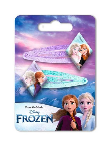 Fermacapelli molletta clic clac - Frozen - Blister 2 pezzi