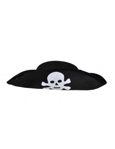 Cappello nero pirata con...