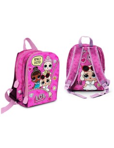 Kit scuola con zainetto asilo deluxe + borraccia plastica + bicchiere plastica – Lol Surprise 2