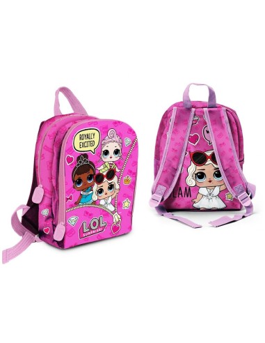 Kit scuola con zainetto asilo deluxe + borraccia plastica + bicchiere plastica – Lol Surprise