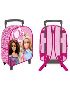 Zainetto asilo con trolley Cm. 31x24x10 - Barbie