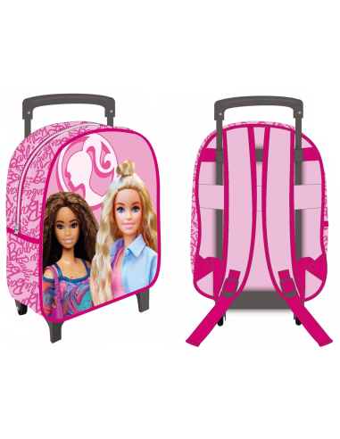 Zainetto asilo con trolley Cm. 31x24x10 - Barbie