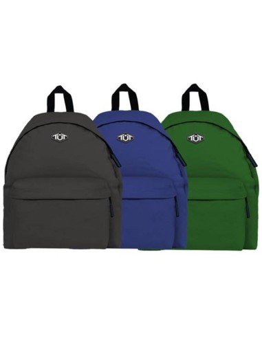 Zaino scuola americano tinta unica - Colori assortiti