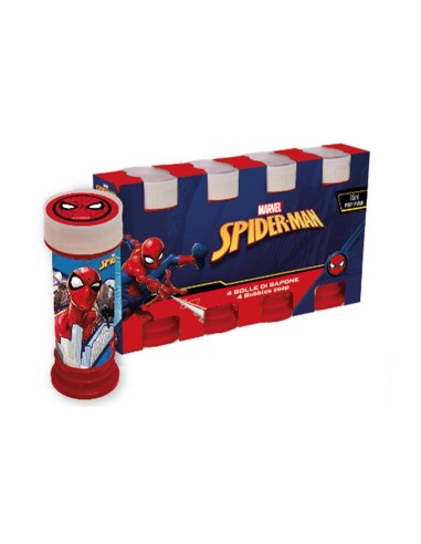 Bolle di sapone in confezione da 4 tubetti da 55 ML - Spiderman