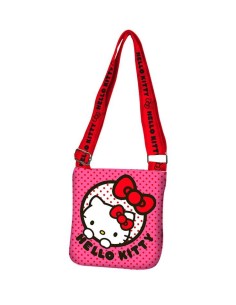 Borsetta tracolla piatta trasversale Hello Kitty