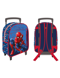 Zainetto asilo con trolley Cm. 31x24x10 - Spiderman