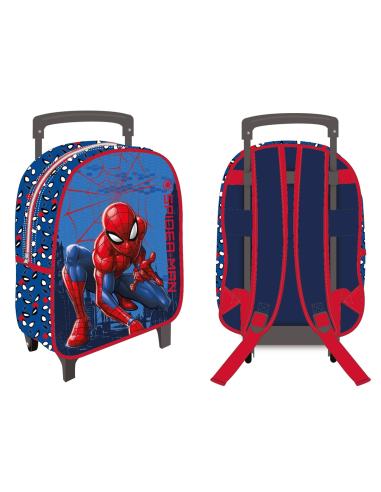 Zainetto asilo con trolley Cm. 31x24x10 - Spiderman
