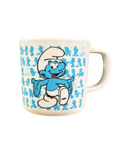 Tazza Melamina Puffi Blu