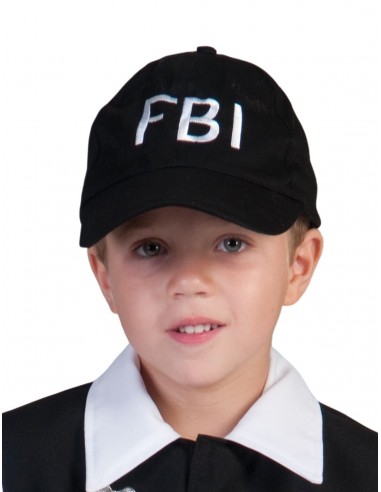 Cappello con visiera bambino FBI