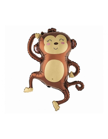 Palloncino mylar supershape Cm. 61x78 - Scimmia