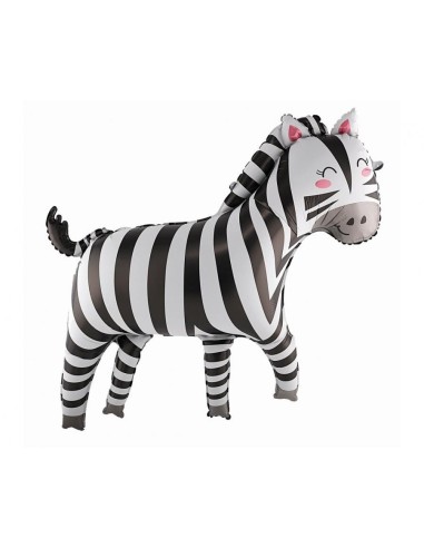 Palloncino mylar supershape Cm. 80x78 - Zebra